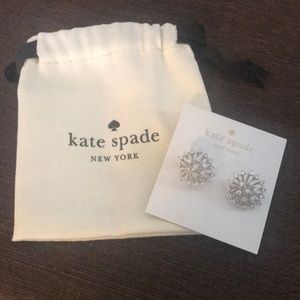 Kate Spade  crystal stud earrings